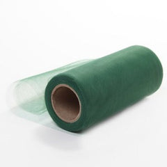 Matte Dark Green Tulle Fabric
